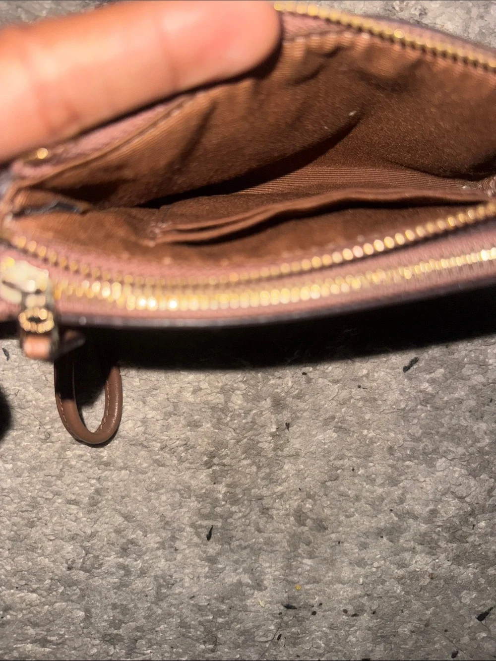Coach compact wristlet